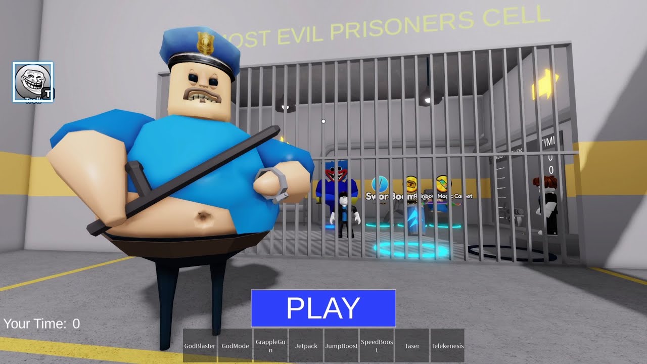 #roblox #scaryobby NEW BARRY'S PRISON RUN! OBBY roblox Gameplay Walkthrough No Death 4K