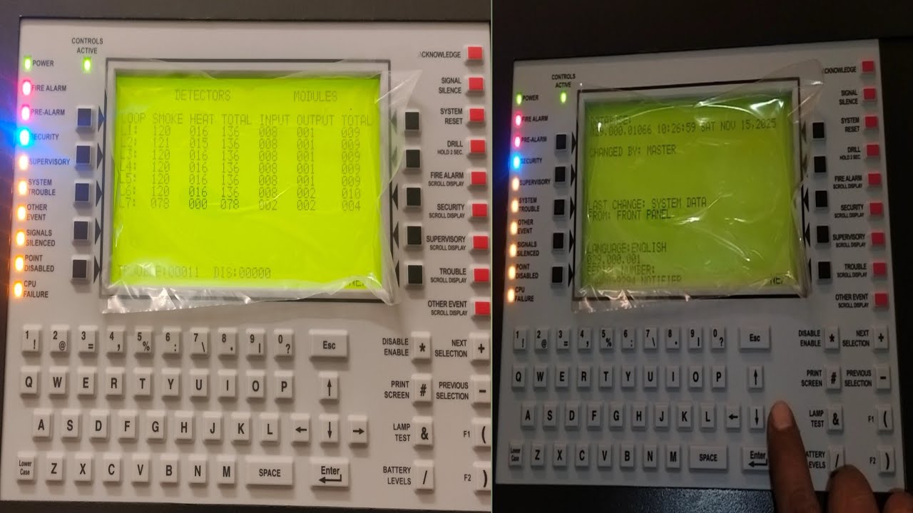 Notifier panel control ||टोटल मॉडल कहां से चेक करते हैं