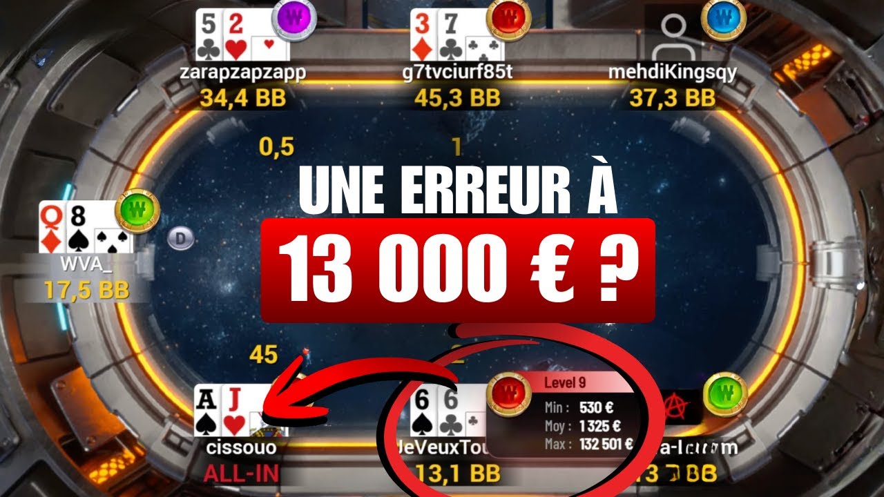 TABLE FINALE 200k &euro; &ndash; UNE ERREUR &Agrave; 13 000 &euro; ?! (Winamax Space KO)