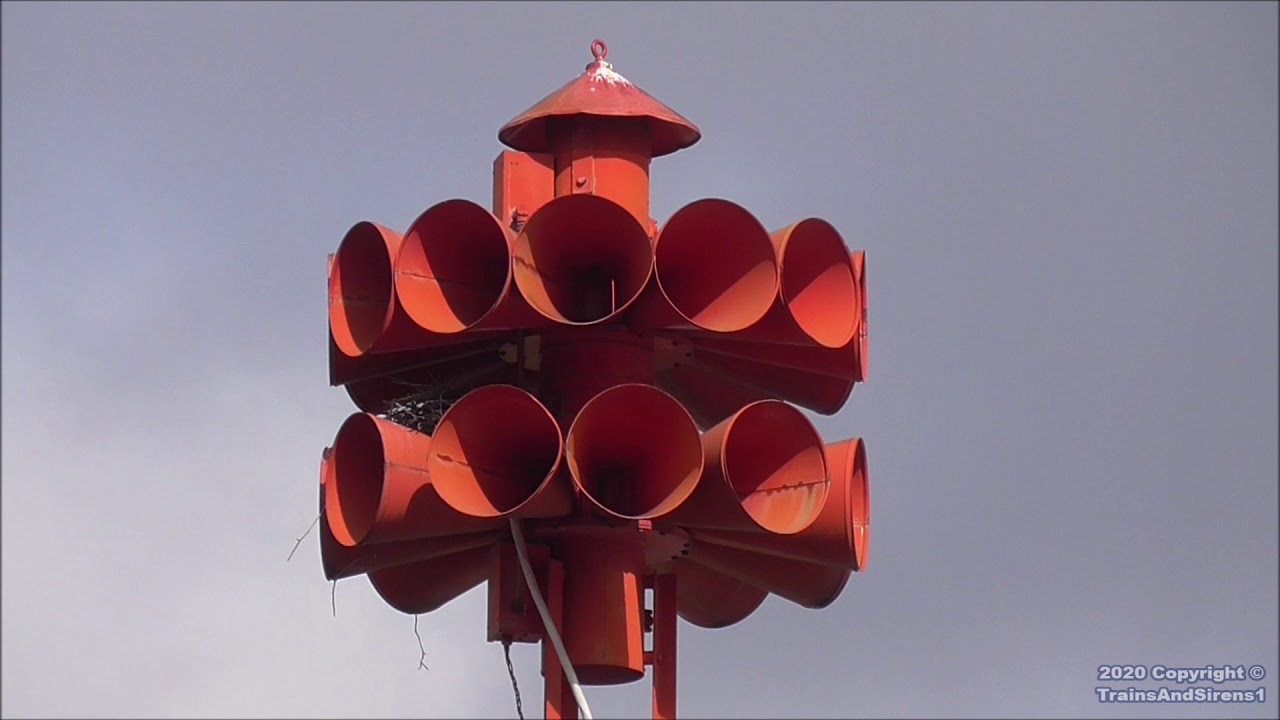 FS 3T22 Tornado Siren Test, 2 Minute Attack - Shelby, NC 1/4/2020