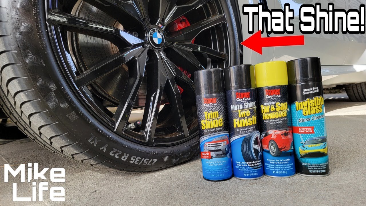 This Stuff Works!! Stoner Car Care - Invisible Glass, Tarminator, Tire Shine & Trim Shine