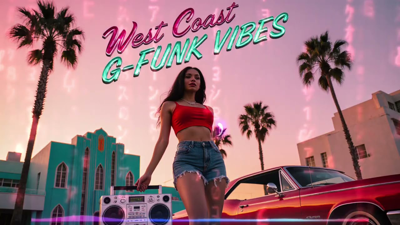 🌴 Warm Cali Cruise Air & West Coast G-Funk Beats 🚗