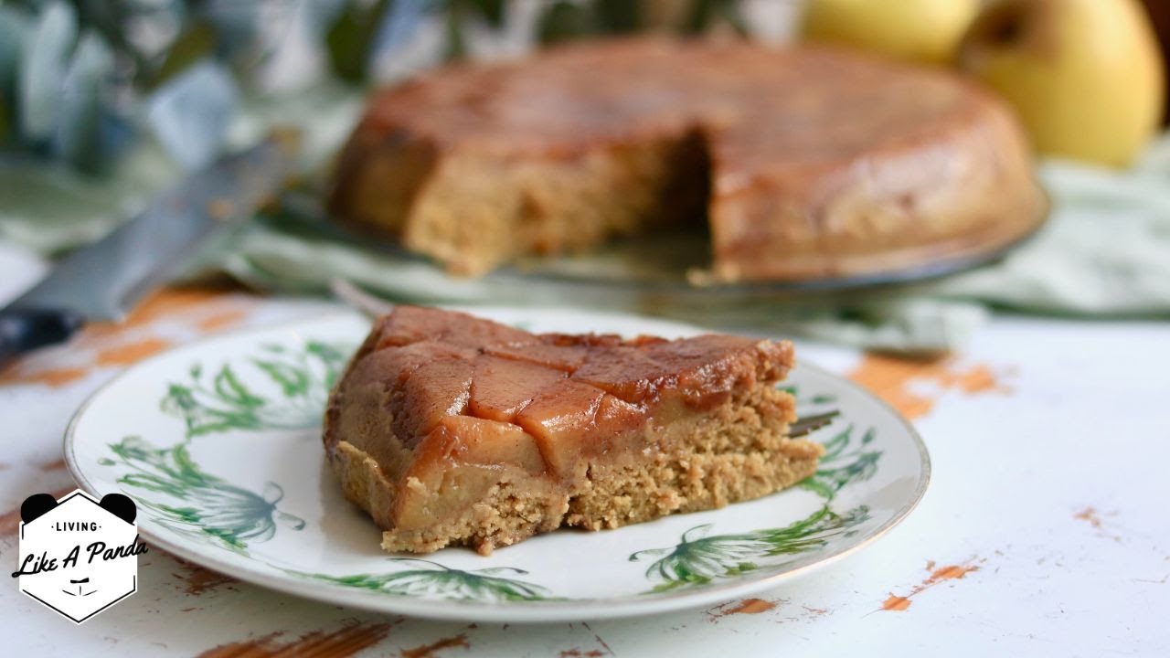 TARTA TATIN VEGANA a la SARTÉN | Living Like A Panda