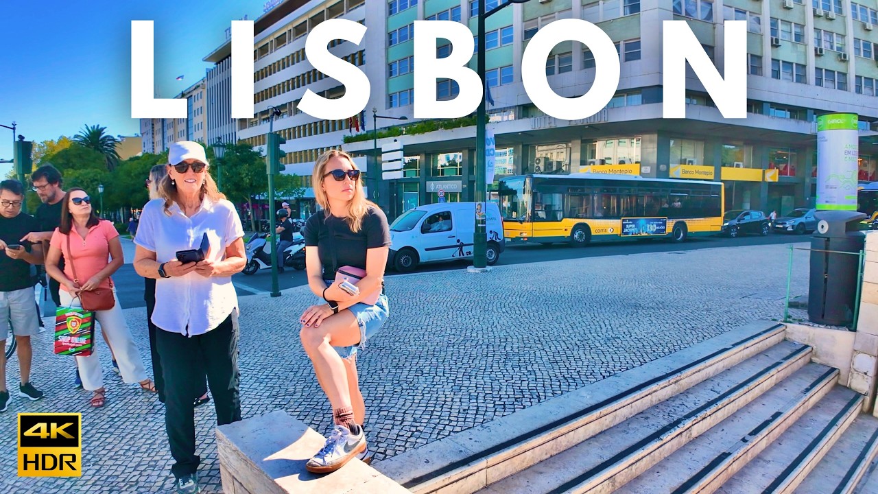 The Light of LISBON | A Stunning Avenida da Liberdade Walk 4K HDR