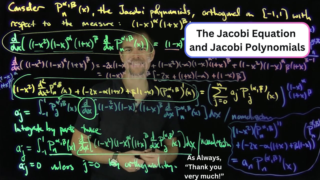 The Jacobi Differential Equation and Jacobi Polynomials