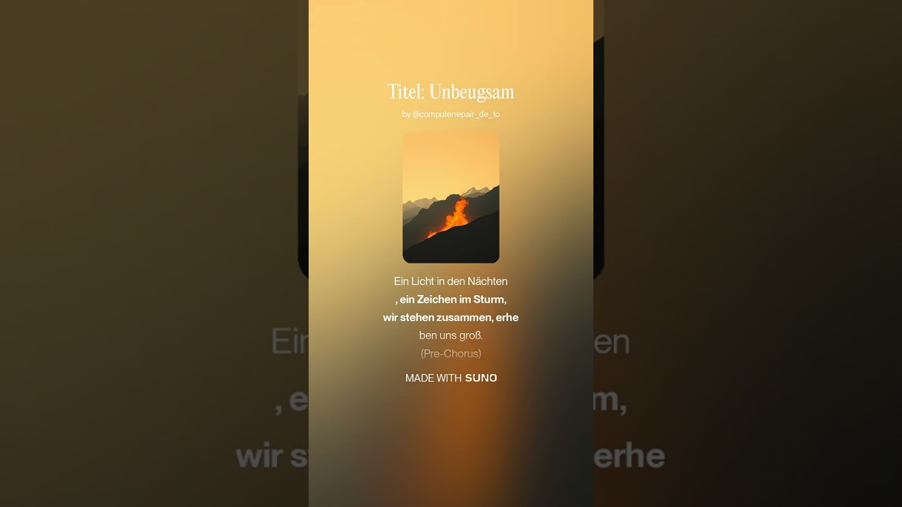 Titel  Unbeugsam