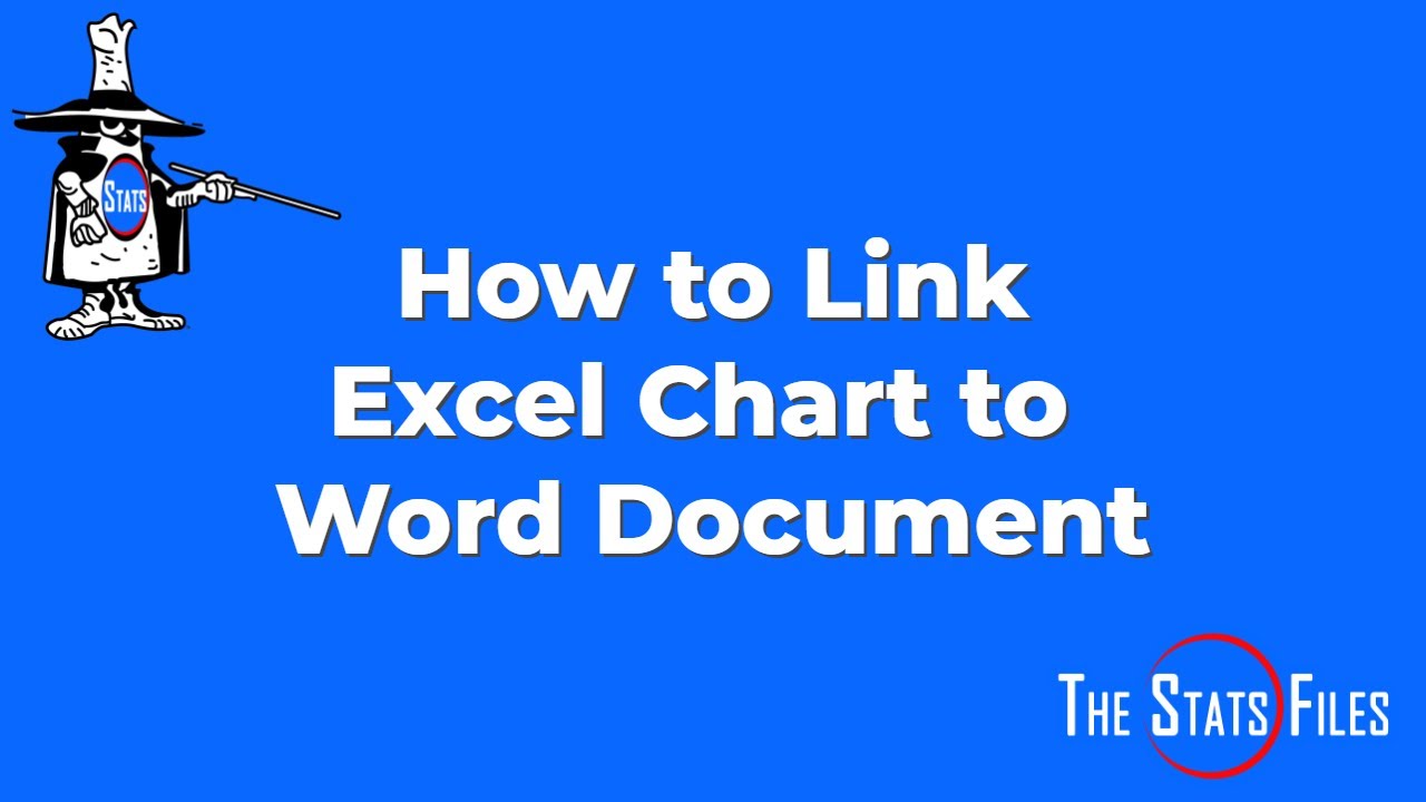 How to link an Excel Chart and Table to Word