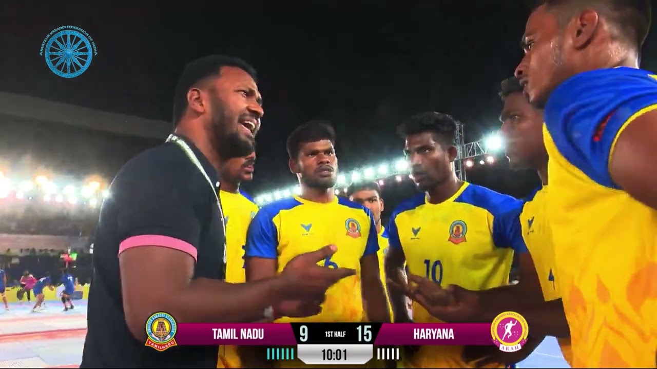 tamil nadu vs haryana mens national kabaddi match