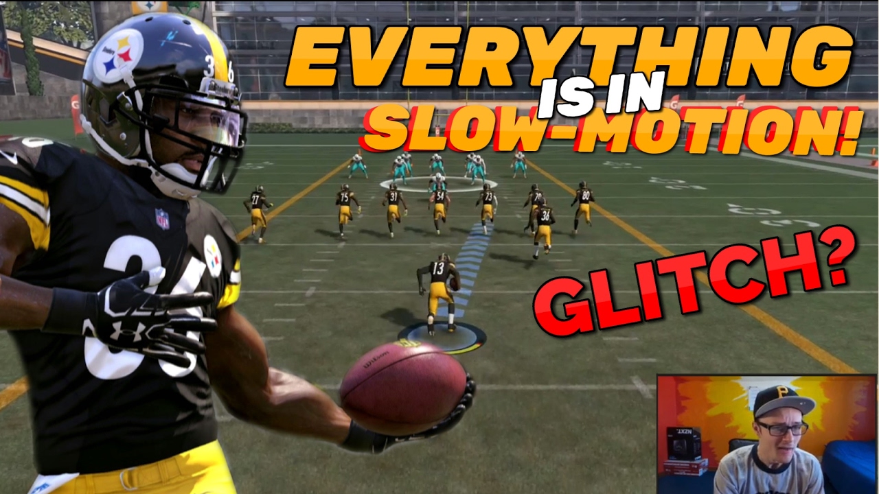 CRAZY SLOW MOTION GLITCH IN MADDEN 17 GAUNTLET!! This Game is so Broken!!