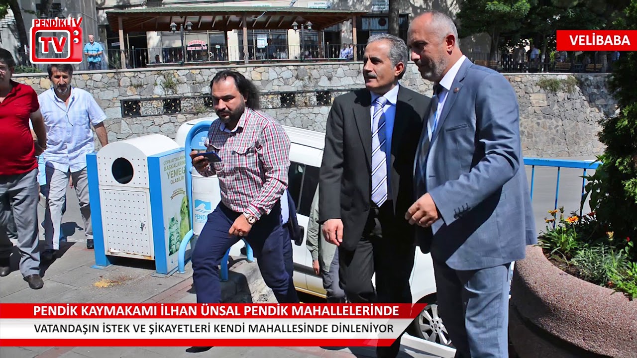 Pendik Kaymakamı İlhan &Uuml;nsal Velibaba Mahallesi'nde