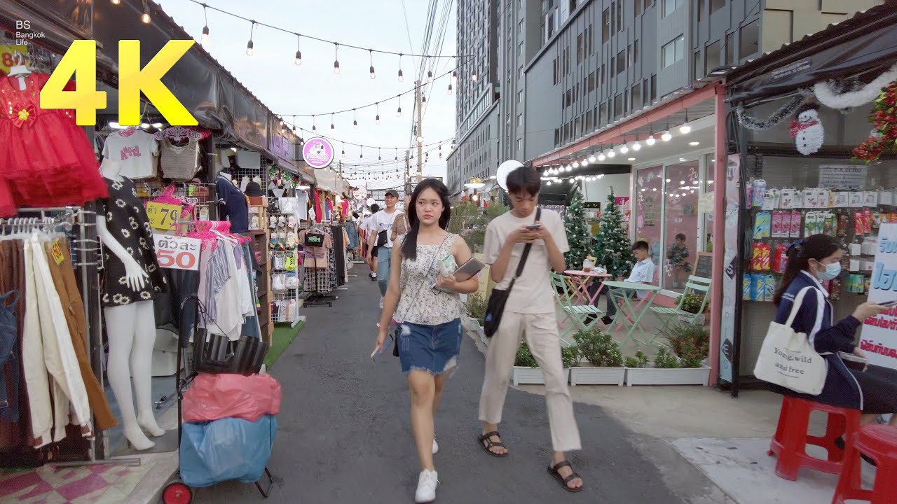 4K | Black Market, Samut Prakan night market