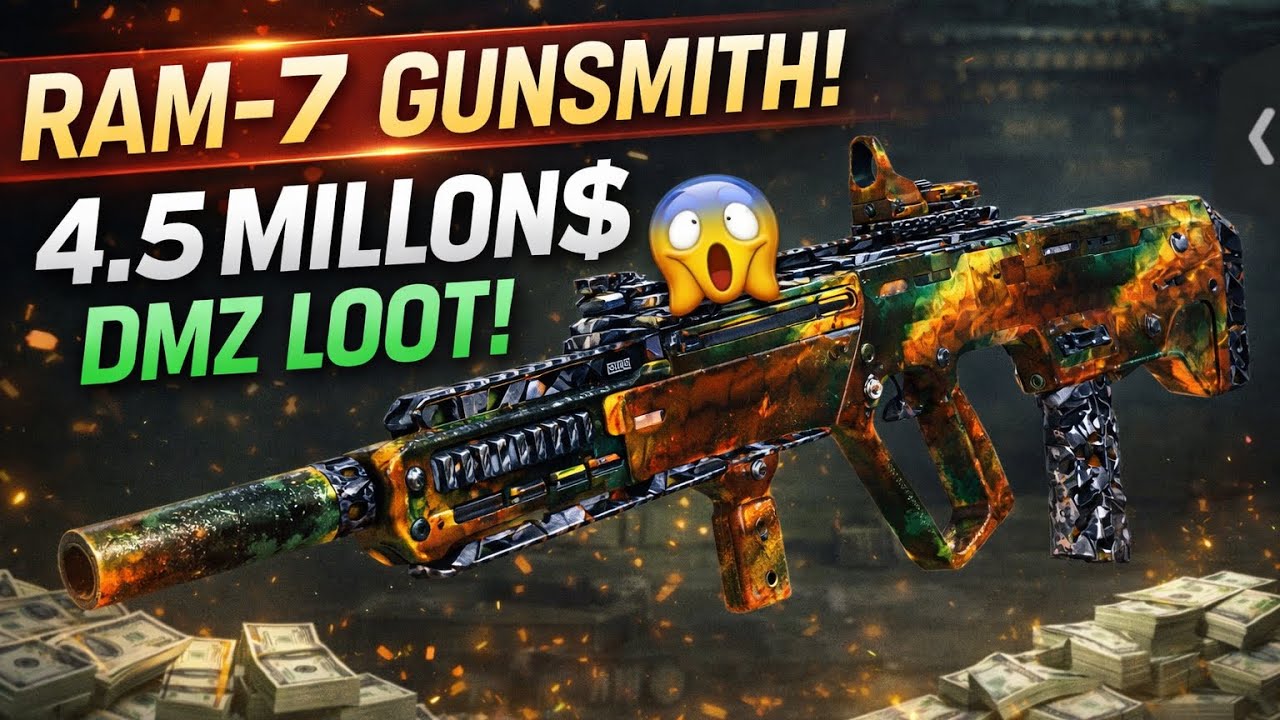 🔥 RAM-7 Super Gunsmith Test in DMZ | Extracted with $4.5M | Call of Duty: Mobile