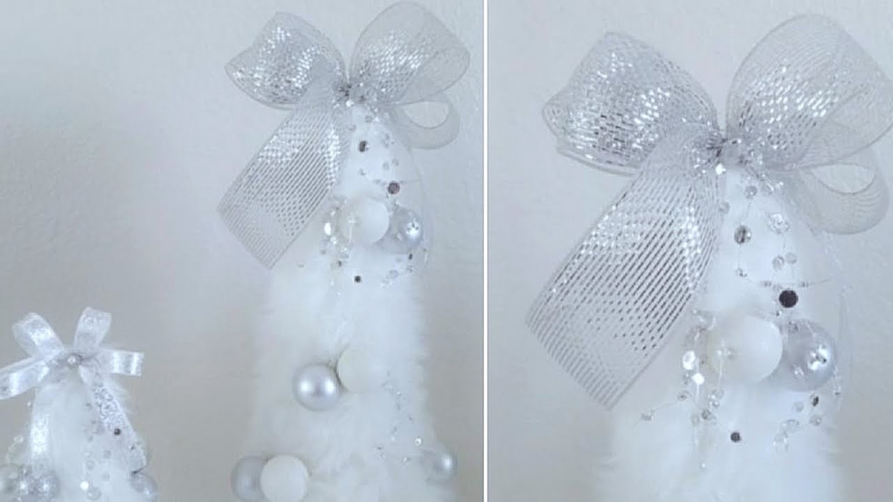DIY| FUR AND GLAM WINTER WHITE TREE DECOR