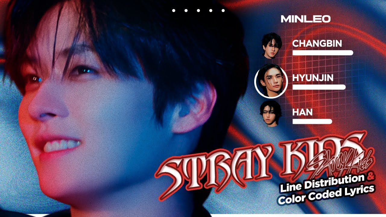 Stray Kids — Stray Kids | Line Distribution & Color Coded Lyrics • KO-FI REQUEST