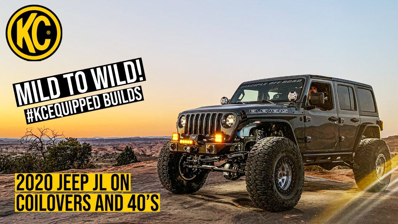 KC® Mild to Wild - 40s and Coilovers - Inside Josh's Equipped Jeep JL Build!