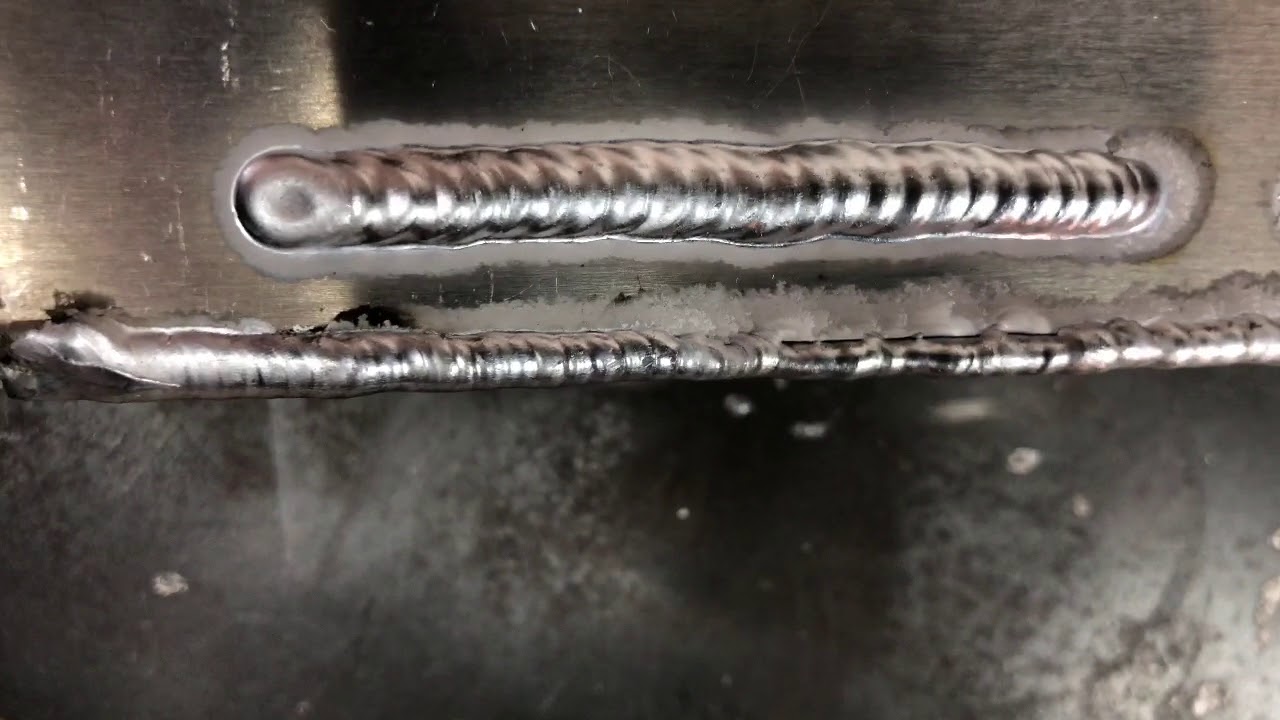 4043 Aluminium Tig Welding Cloudy Beads vs good beads