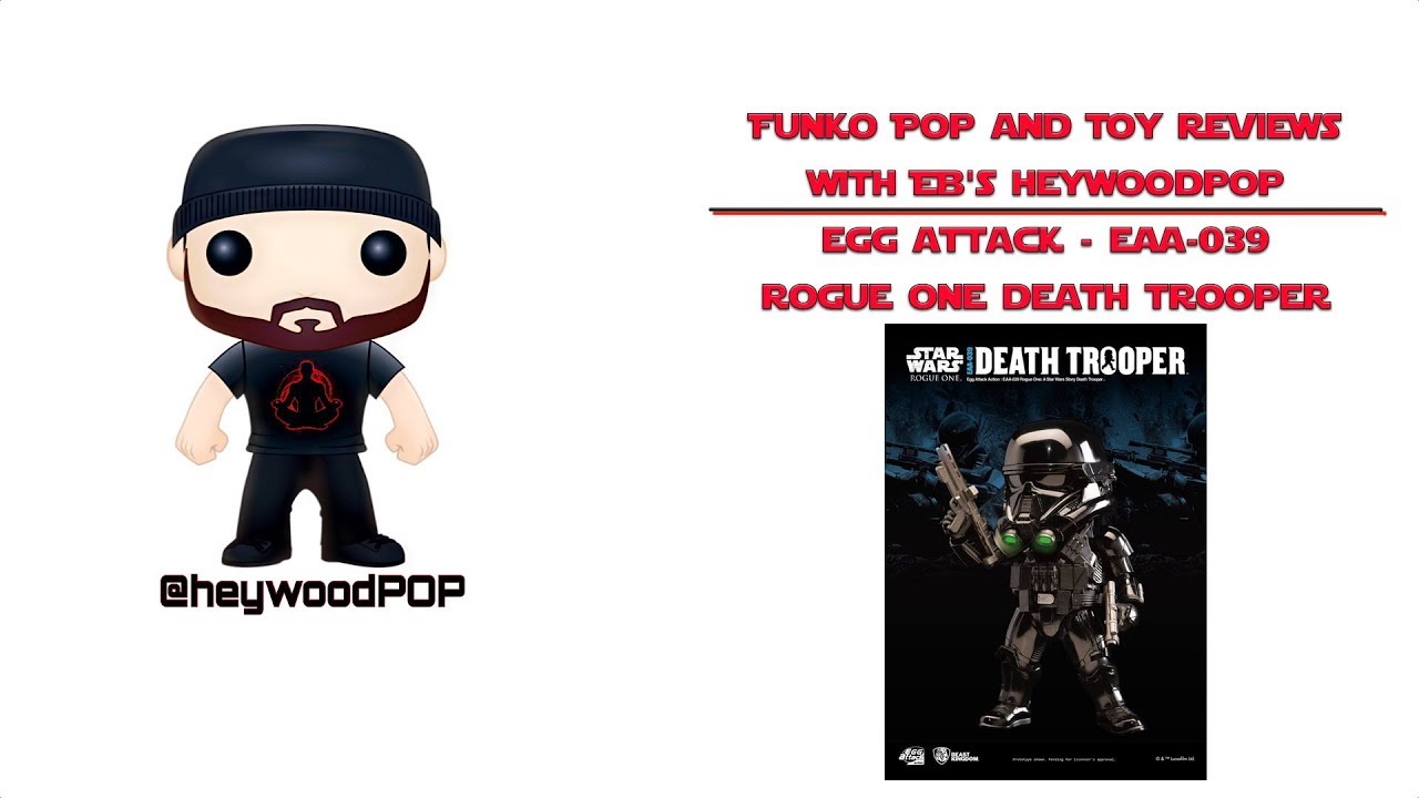 Star Wars Rogue One Egg Attack Death Trooper Action Figure Review EAA-039