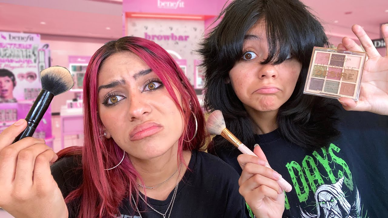 Swapping My Sisters Makeup Routine Part 2