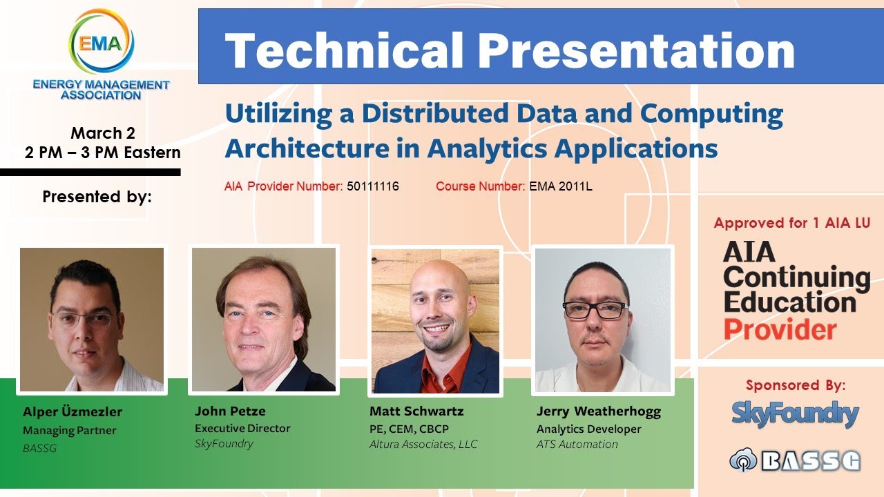 EMA Webinar  Utilizing a Distributed Data and Computing Architecture in Analytics Applications mp4