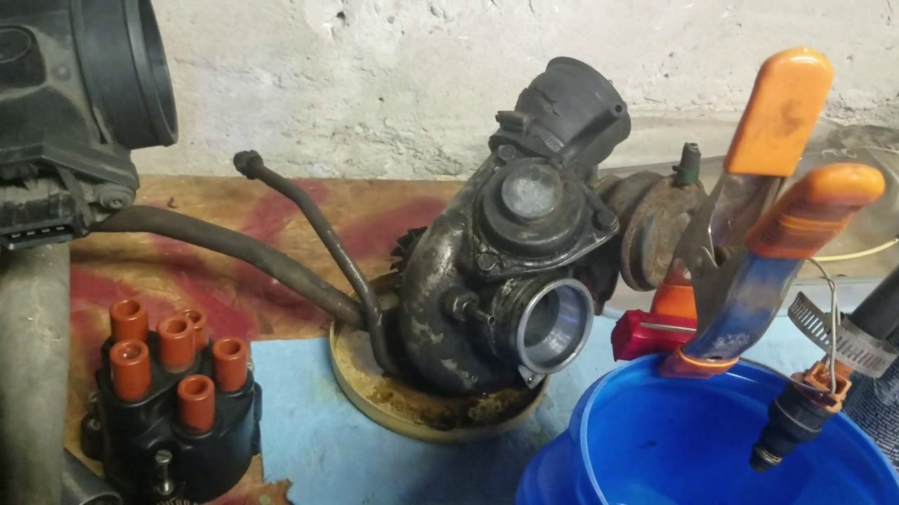 Volvo 850 turbo NA intake swap part 3/Fuel injector cleaning and testing/$40 junkayrd turbo find