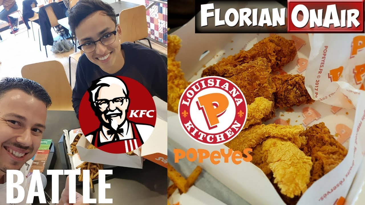 BATTLE FAST FOOD : KFC vs POPEYE'S, son nouveau concurrent - VLOG #592