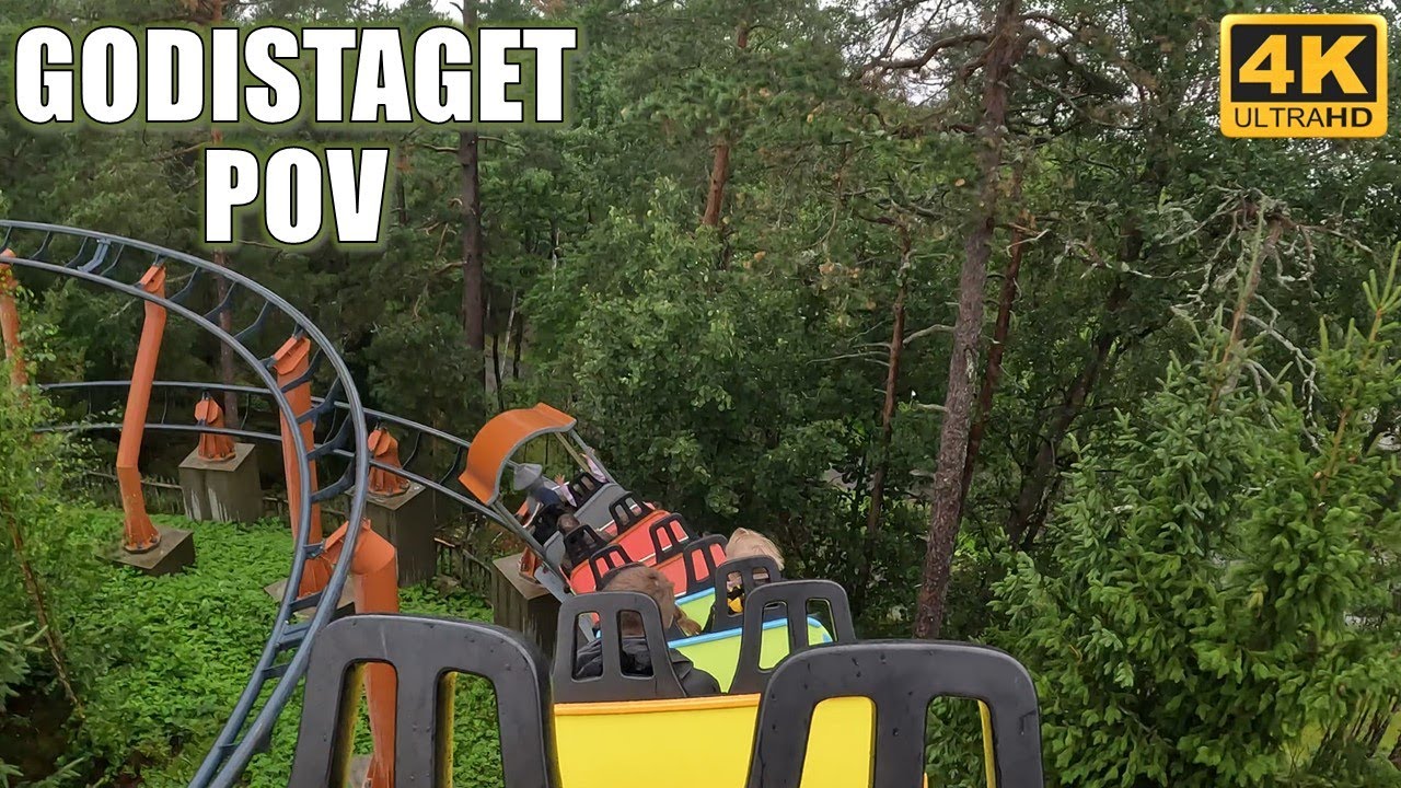 Godistaget POV (Back Row, 4K 60FPS), Kolmarden Zoo Zierer Junior Coaster | Non-Copyright