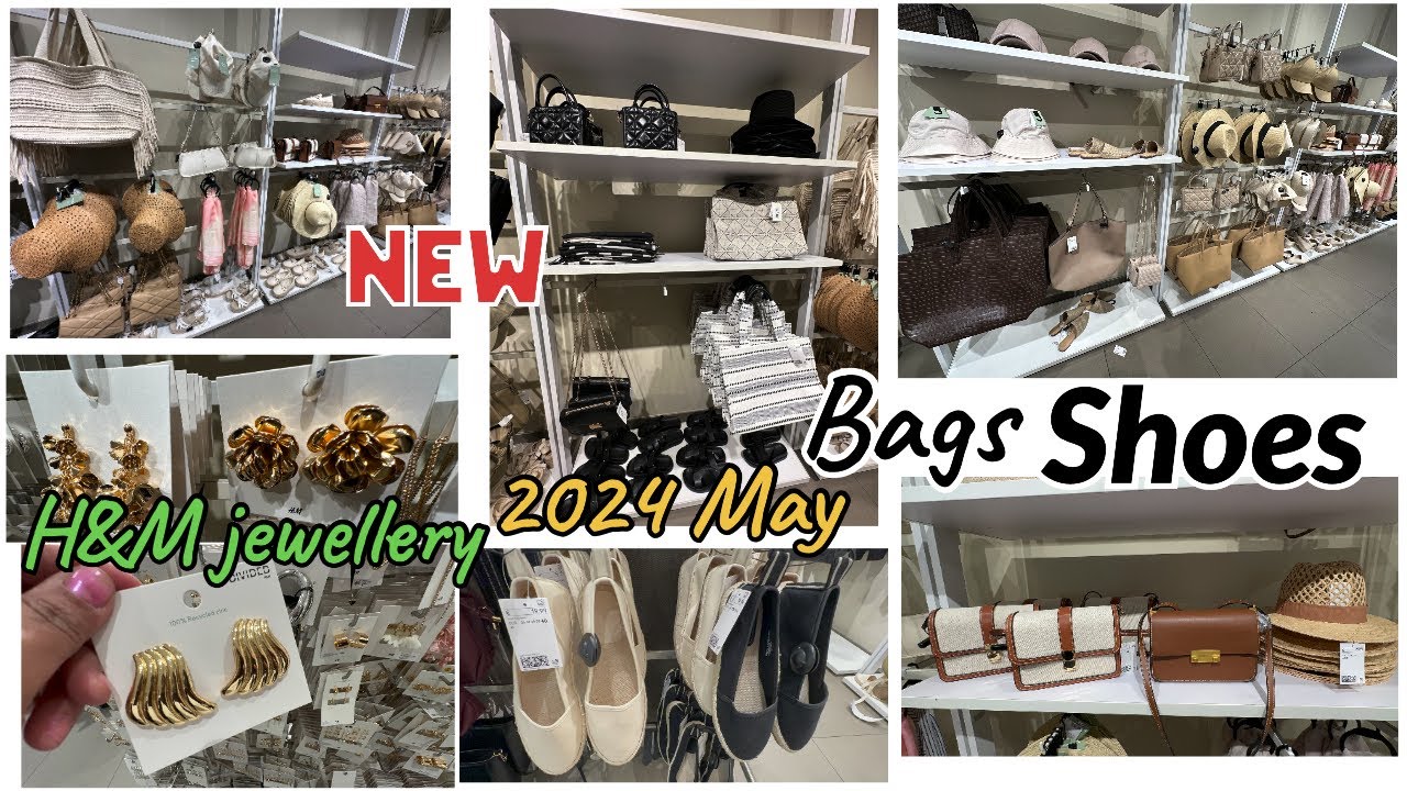 H&M women’s jewellery bags and shoes ||New shopping haul||May 2024