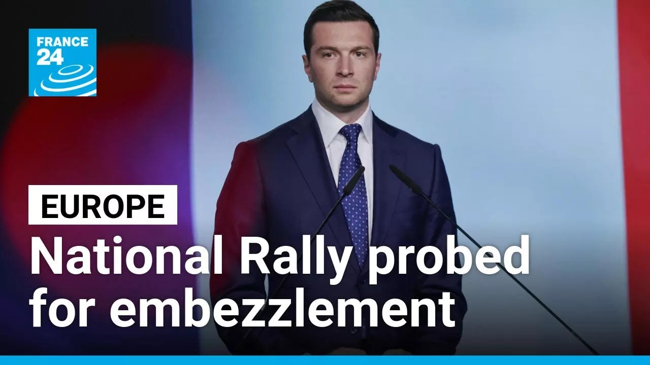 France's far-right party National Rally probed for embezzlement of EU funds &bull; FRANCE 24 English