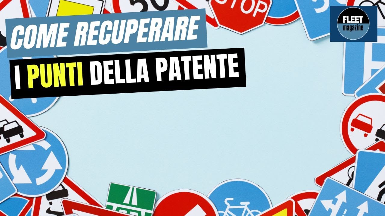 Come recuperare i punti persi sulla patente? Il modo più semplice