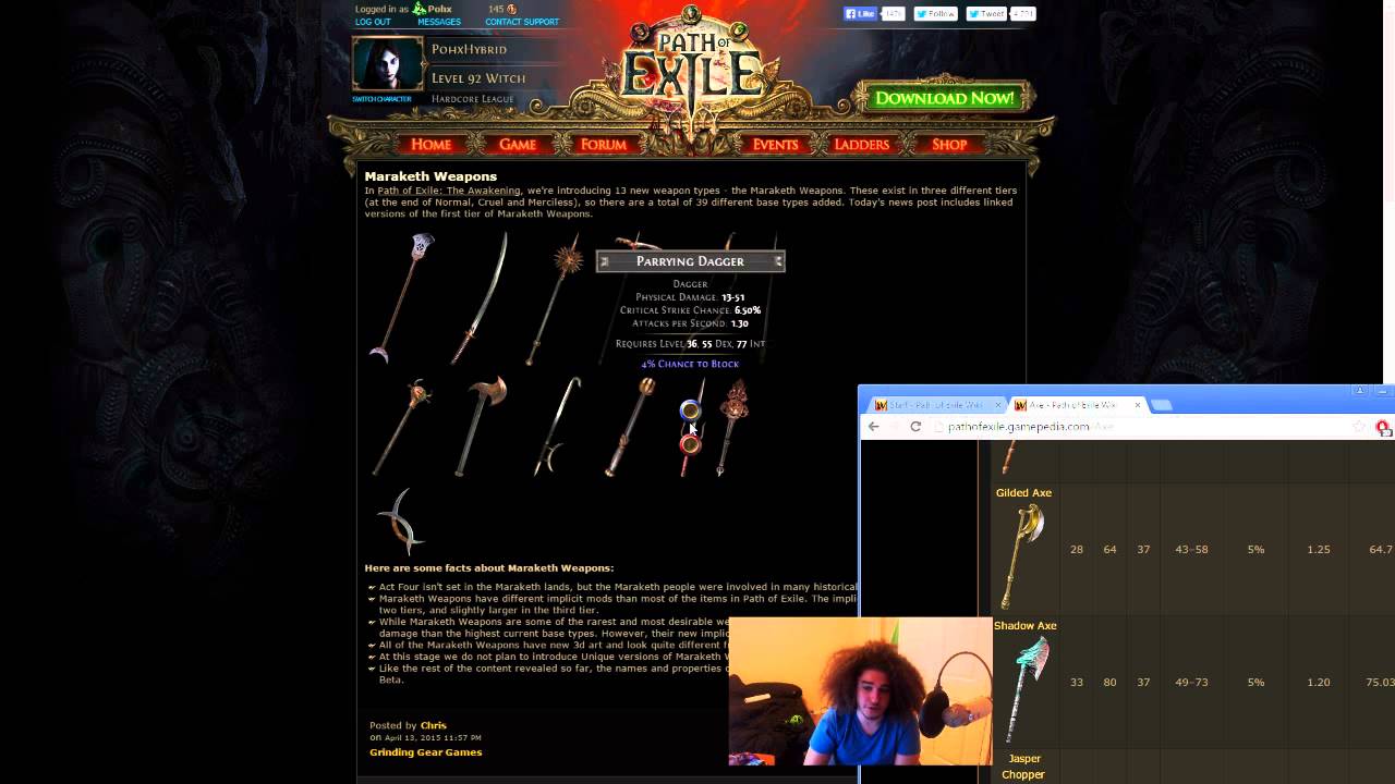 Path of Exile - Maraketh Weapons The New Base Weapon Types