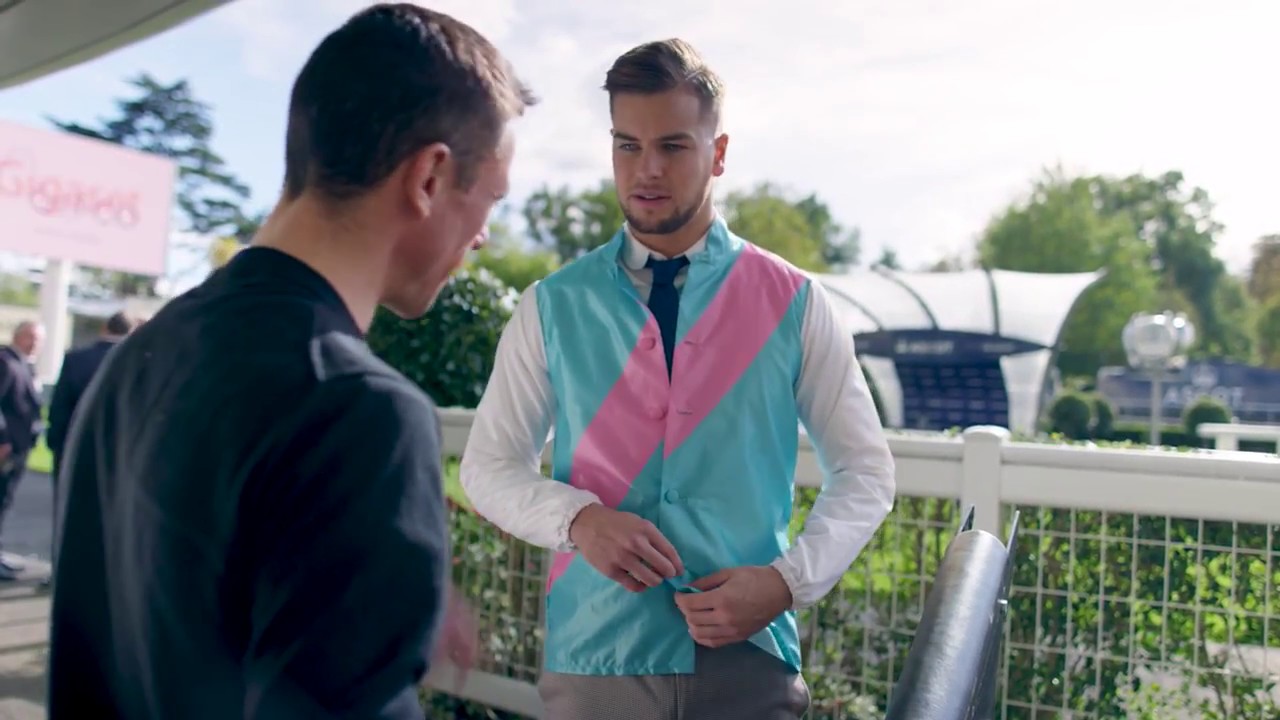 Love Island star Chris Hughes saddles up for QIPCO British Champions Day