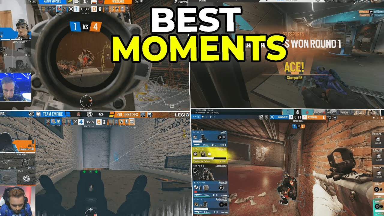 КОГДА ПРОФЕССИОНАЛЫ R6 SIEGE СОВЕРШАЮТ ЛЕГЕНДАРНЫЕ ИГРЫ (ЗНАКОВЫЕ МОМЕНТЫ)