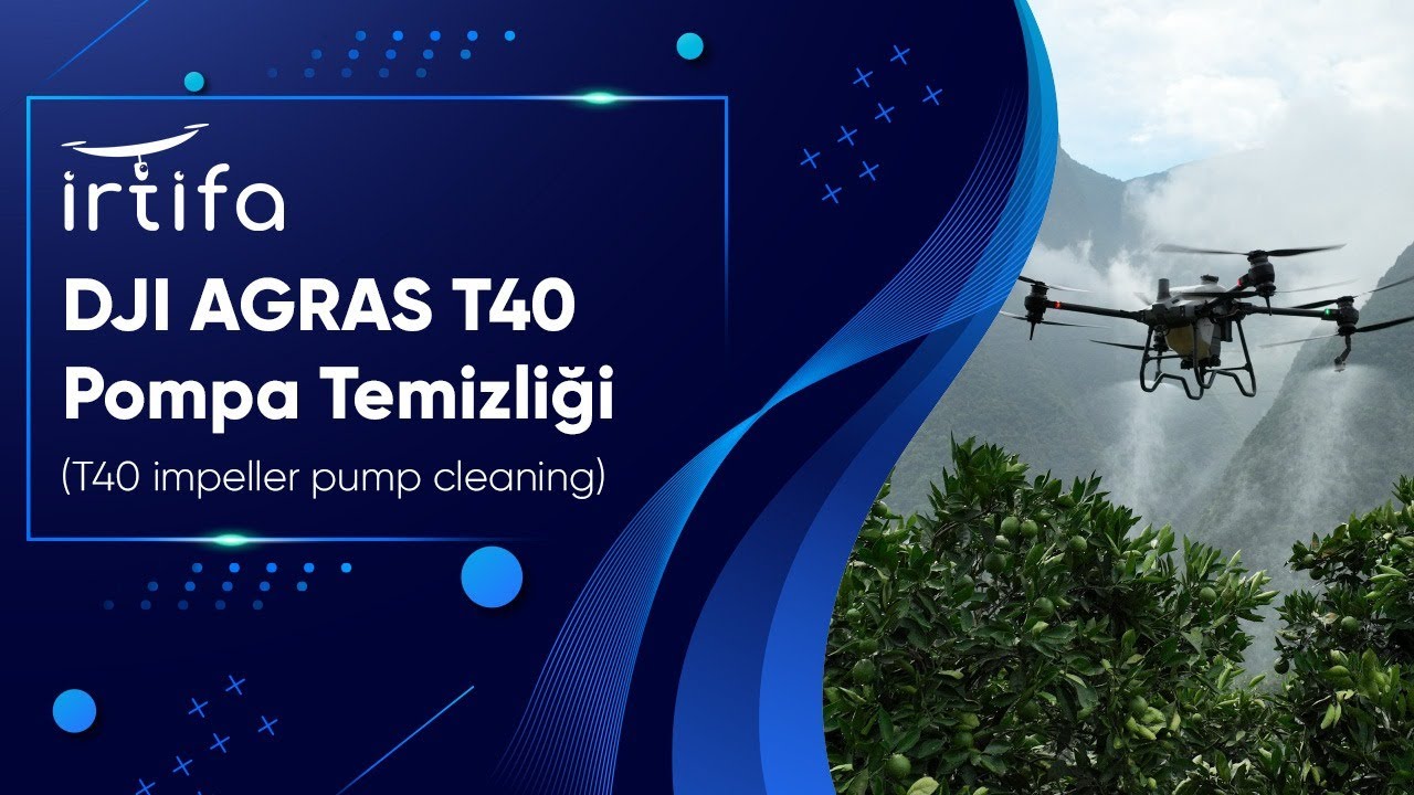 DJI AGRAS T40 pompa temizliği (T40 impeller pump cleaning)