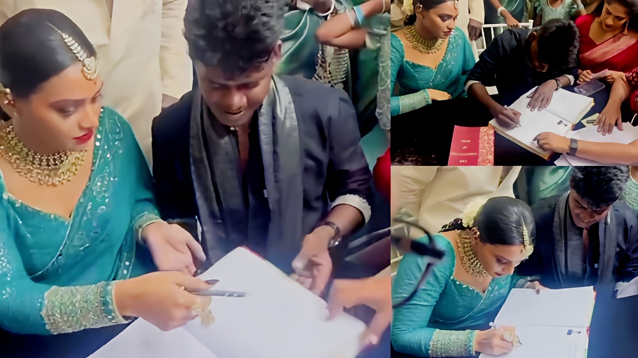 Rapper Vedan & Navami Latha Wedding Registration | Vedan Simple Marriage