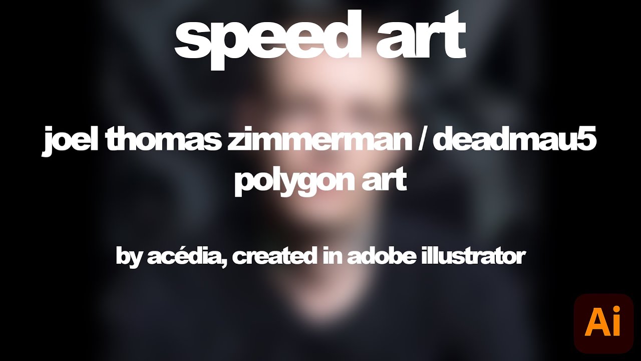 TIMELAPSE - deadmau5 / Joel Thomas Zimmerman | Polygon Art
