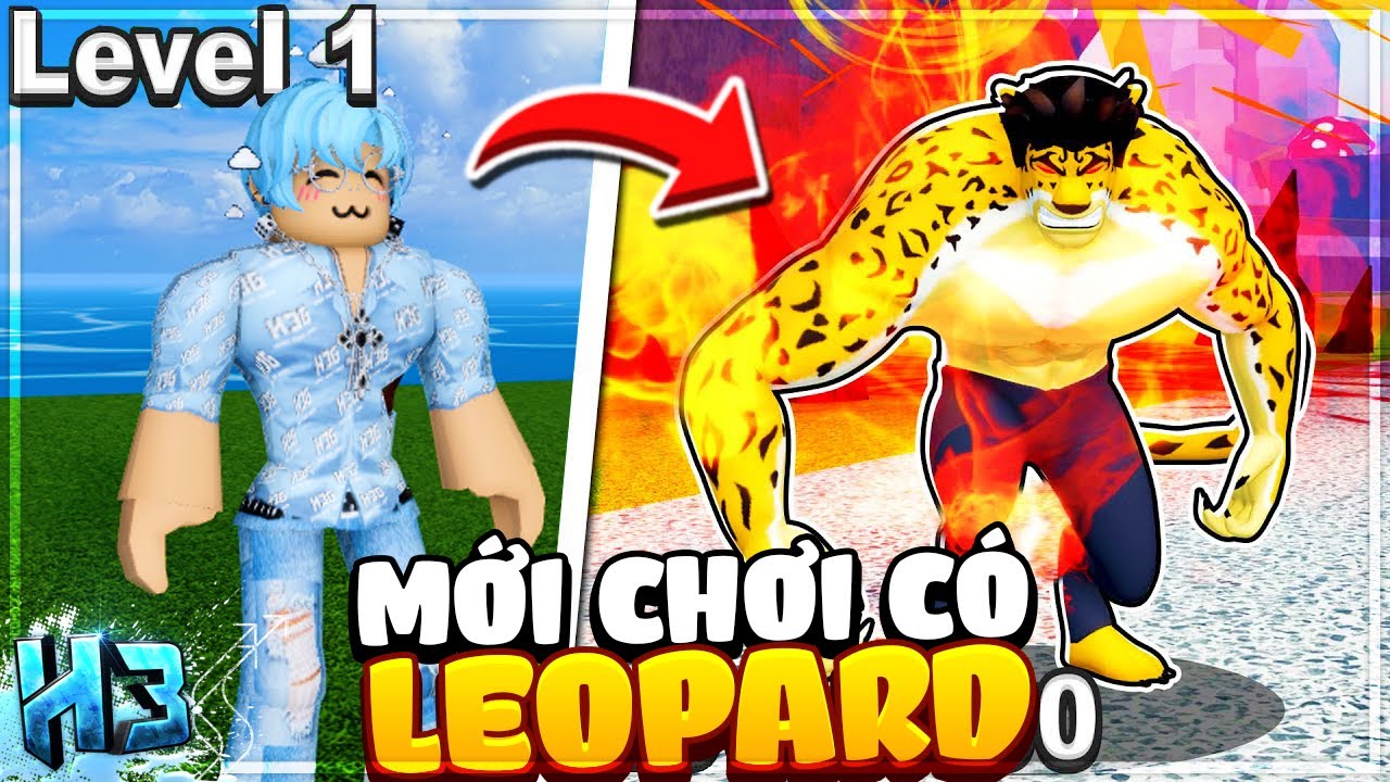Mình sử dụng LEOPARD khi LẦN ĐẦU TIÊN Chơi Blox Fruit | Roblox