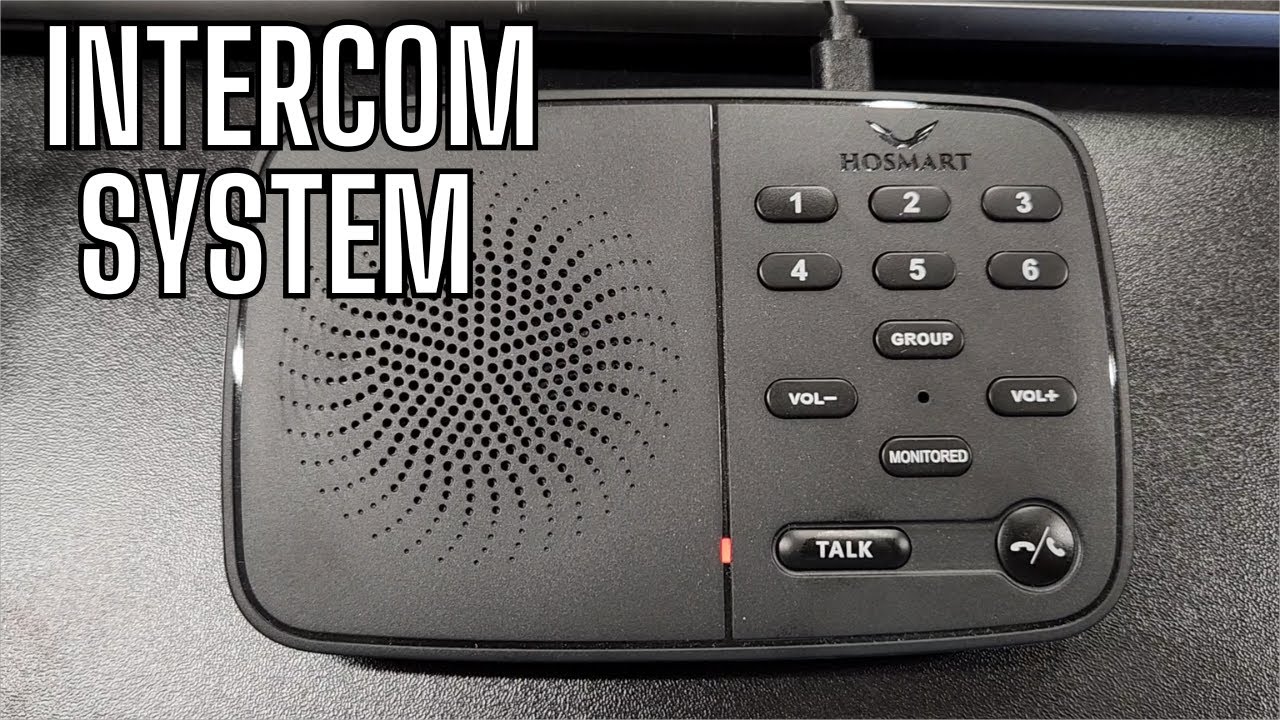 How to use the Full Duplex Intercom System | Very convenient