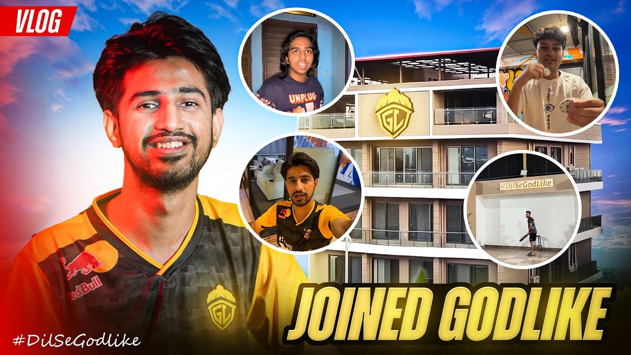 JOINED @GodLikeEsportss AS A CONTENT CREATOR | VLOG