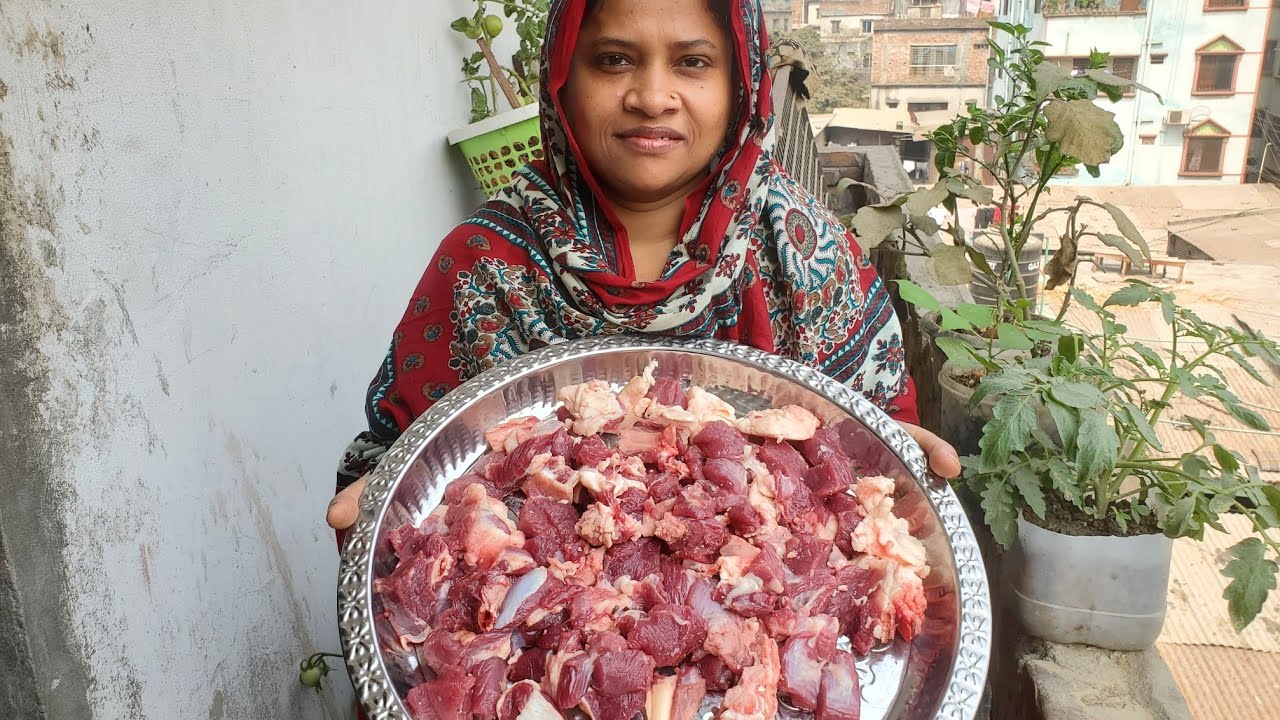 ফ্রাইডে স্পেশাল বীফ বিরিয়ানি সাথে বোরহানি|| Friday special beef biryani 