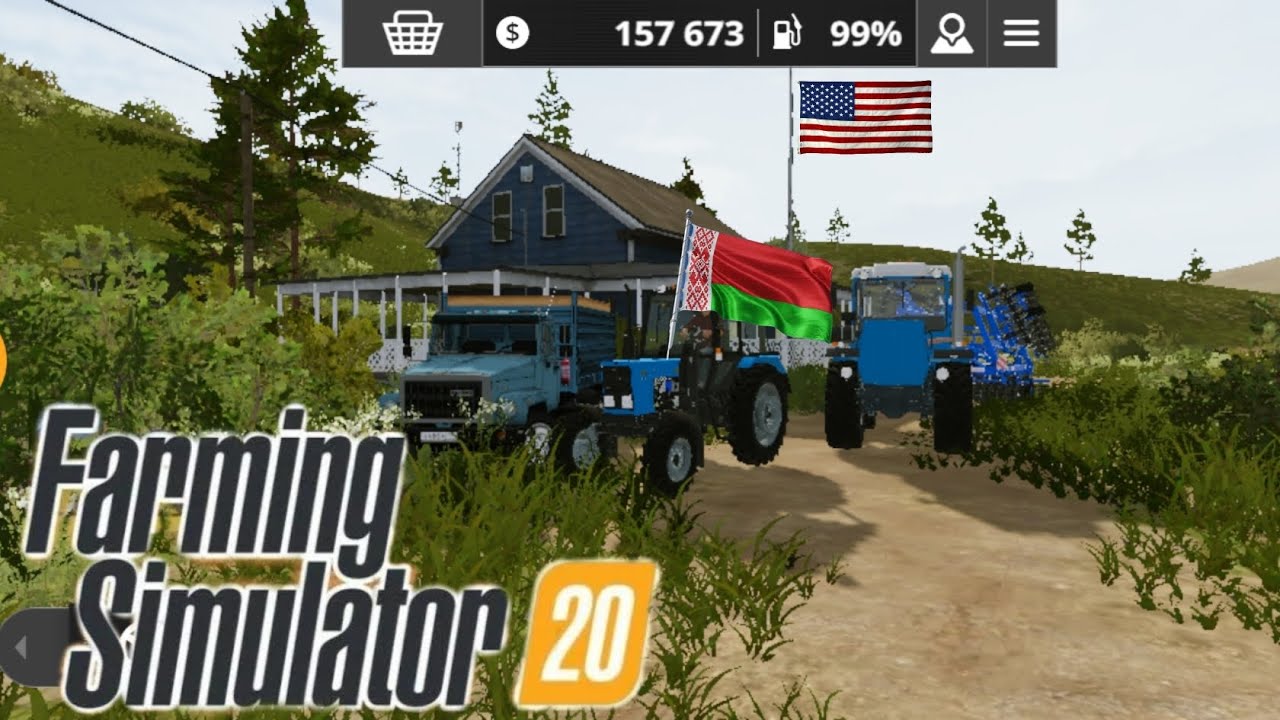 БЕЛОРУССКИЙ ФЕРМЕР ПЕРЕЕХАЛ В АМЕРИКАНСКИЙ КОЛХОЗ! ЗАКУПАЕМ ТЕХНИКУ! Farming simulator 20 с модами