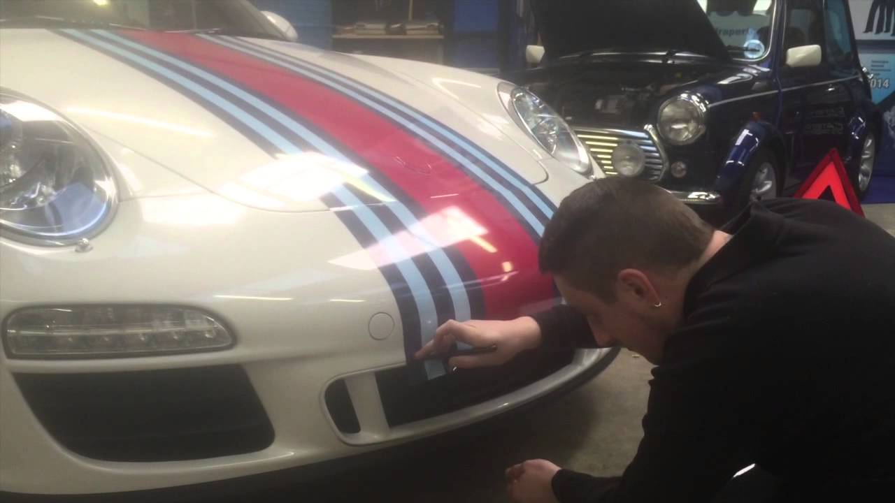 Wraptition Ltd - Porsche GTS Martini Racing Livery install