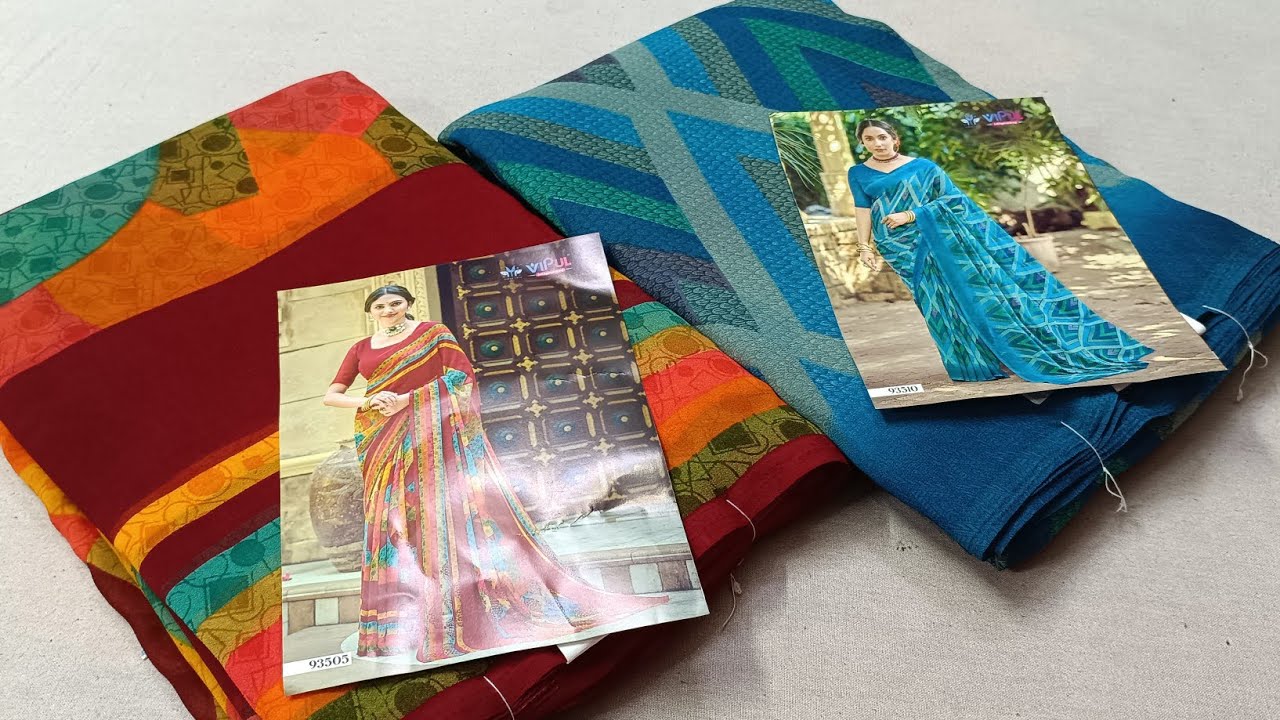 Vipul की एक से बढ़कर एक साड़ी मिलेगी, summer collection special video#vipulsaree #saree #silksaree 