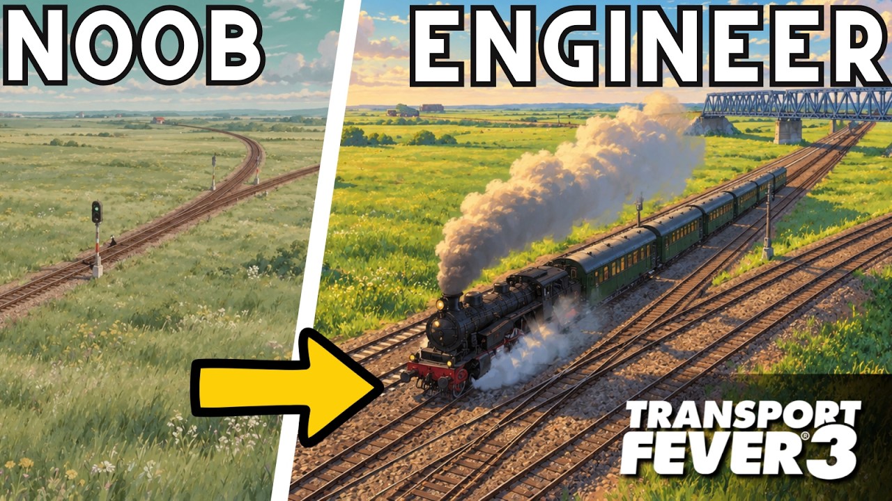 Хватит строить ПЛОХИЕ развязки в Transport Fever 3!