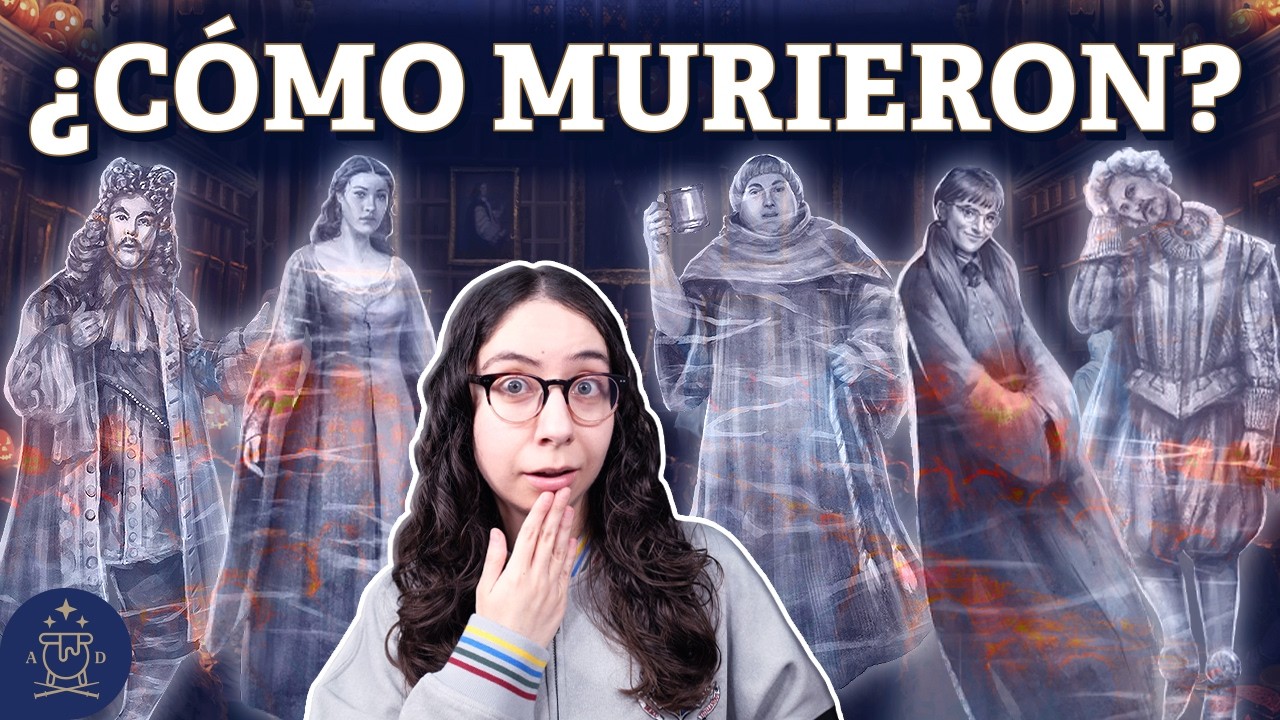 Los FANTASMAS de Hogwarts y su TRÁGICO PASADO | Harry Potter | Especiales Halloween 🎃