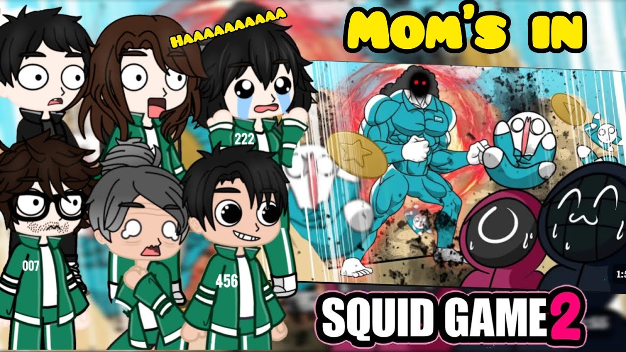 SQUID GAME react Mom's in Squid game 😂❤️ •MOM'S IN SQUID GAME 2