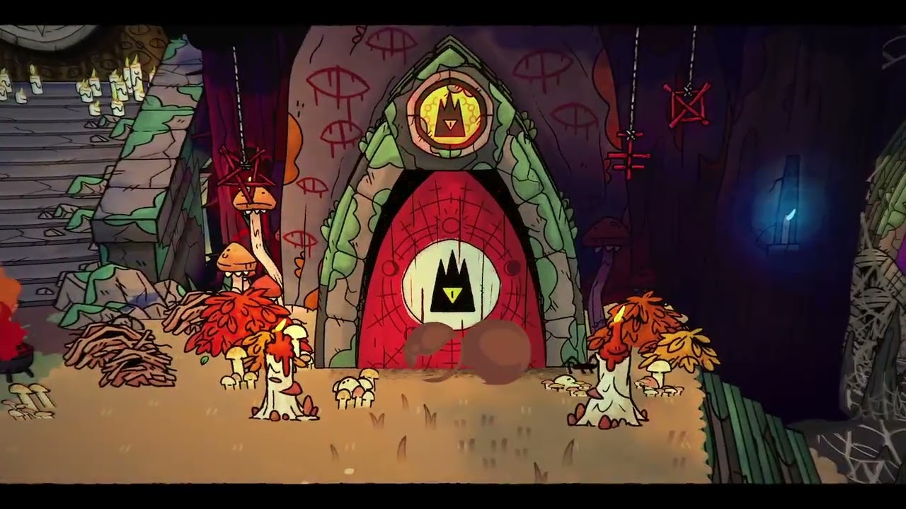 Cult of the lamb entering a new area & meeting new people