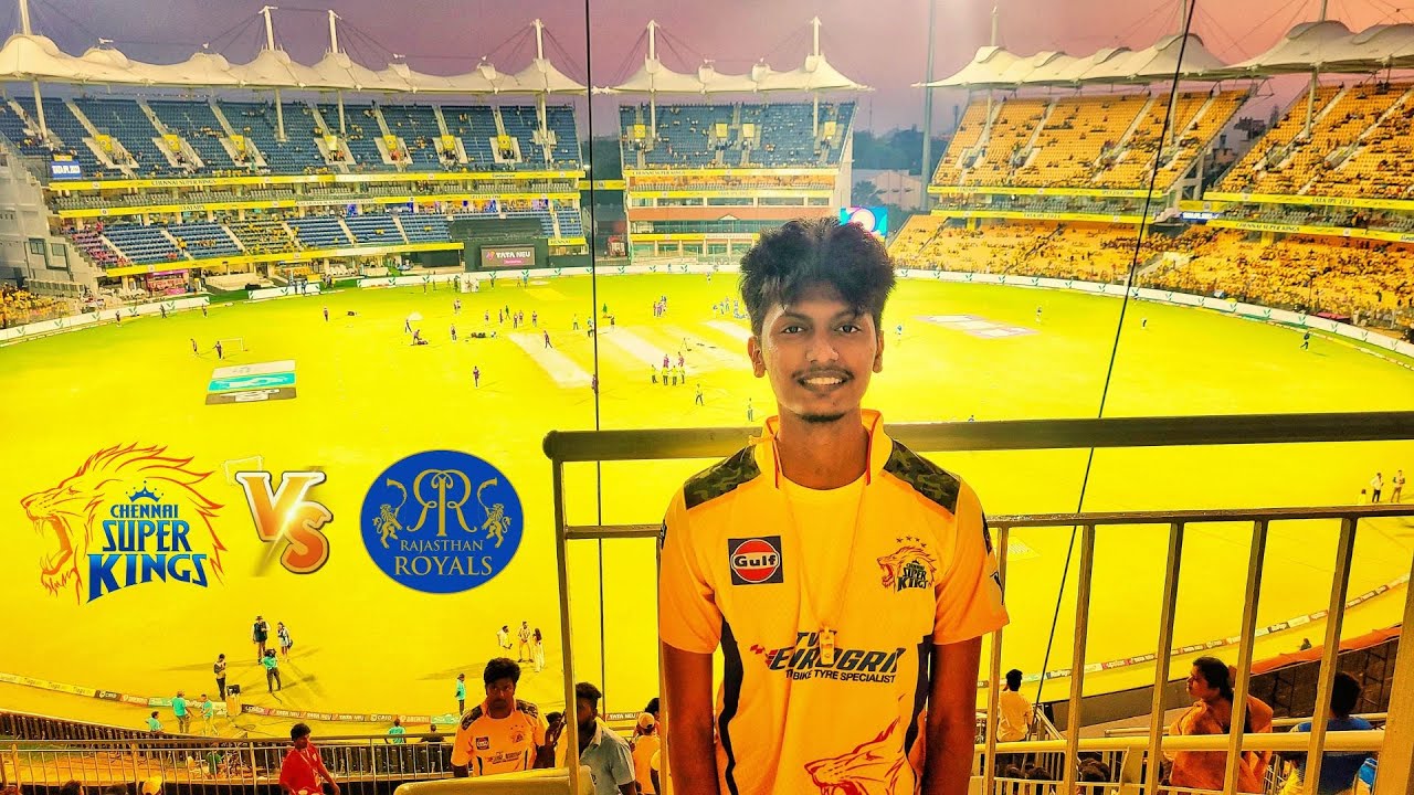 Csk vs RR | IPL 2023 | Chepauk Stadium | Tamil Vlog