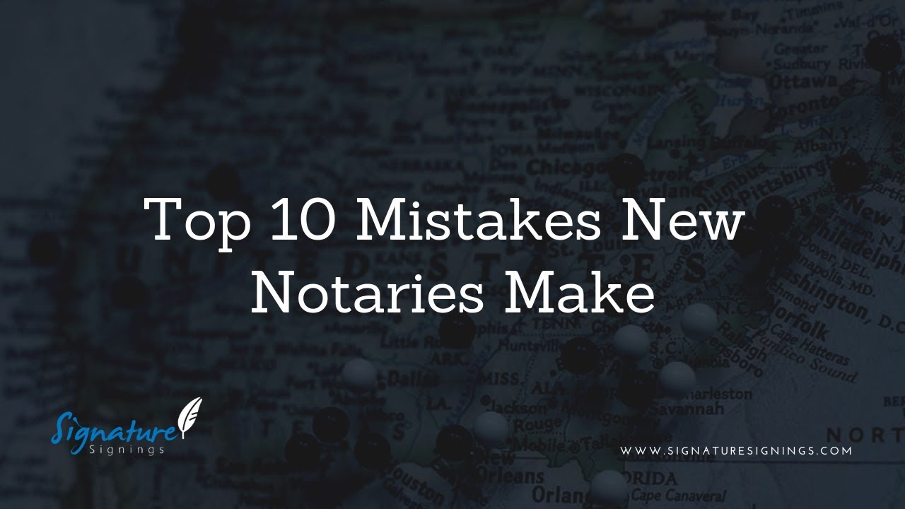 Top 10 Mistakes Made By Signing Agents | Signature Signings