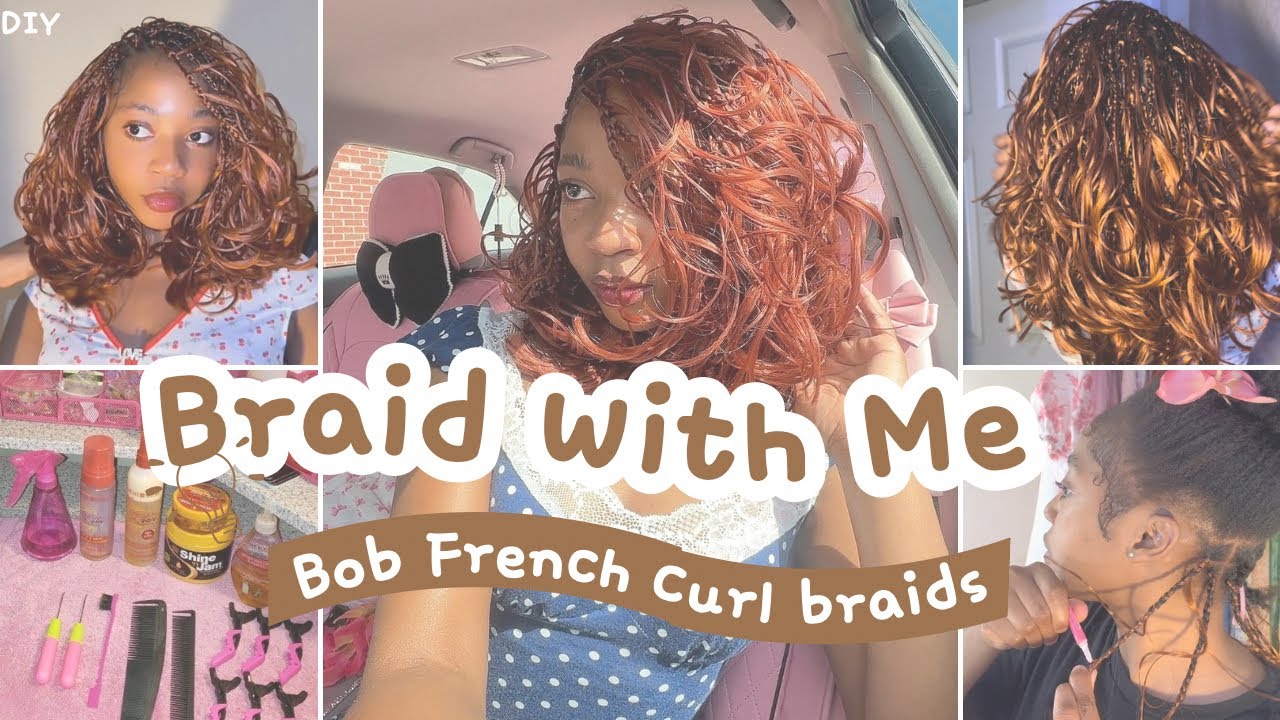 Bob French Curls tutorial👀😍 | Doing My Own Hair at Home