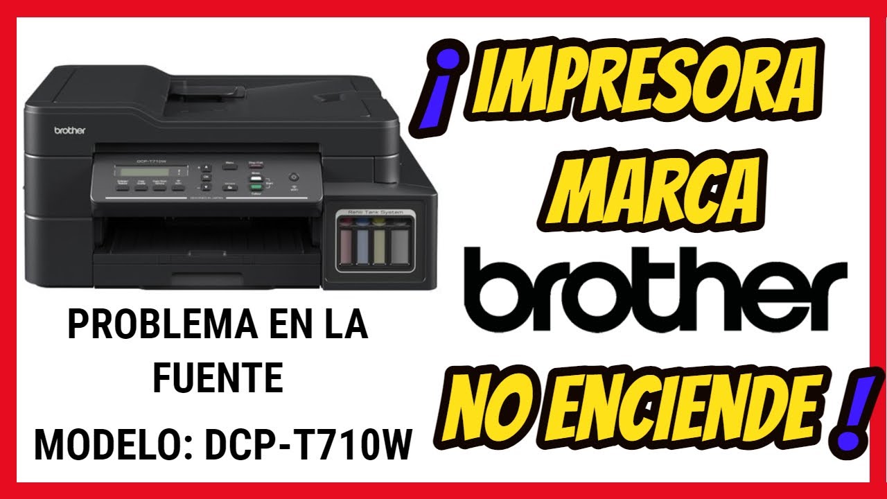✅ Impresora marca brother no prende✅ fácil solución ➡️ problema en la fuente #impresora #printer